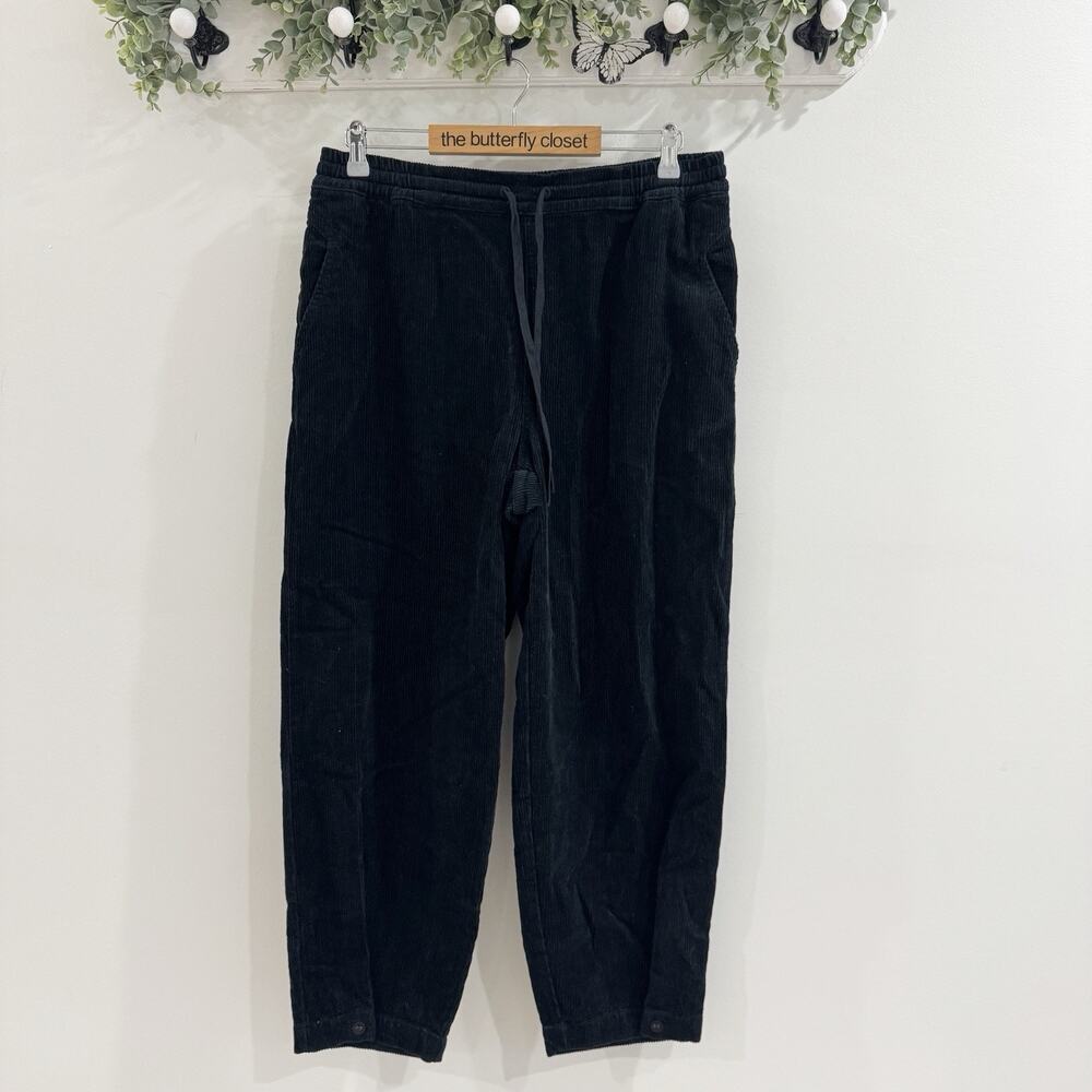 Poetry Hemp Organic Cotton & Yak Corduroy tapered Trousers in Dark Petrol 10